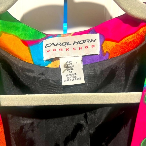 Vintage 100% Silk Vest Size M - Picture 3 of 4